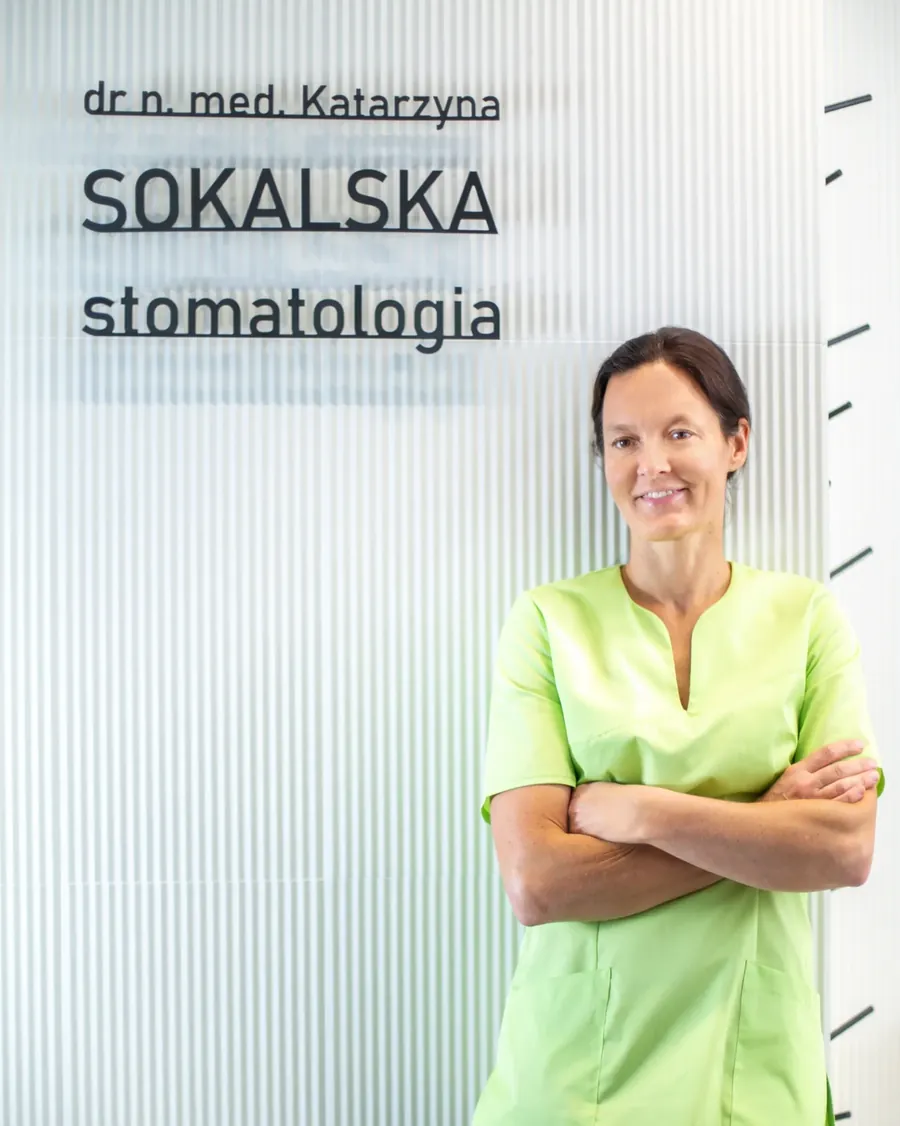 dr n. med. Katarzyna Sokalska w gabinecie przy ul. Sarnia 3, Łódź